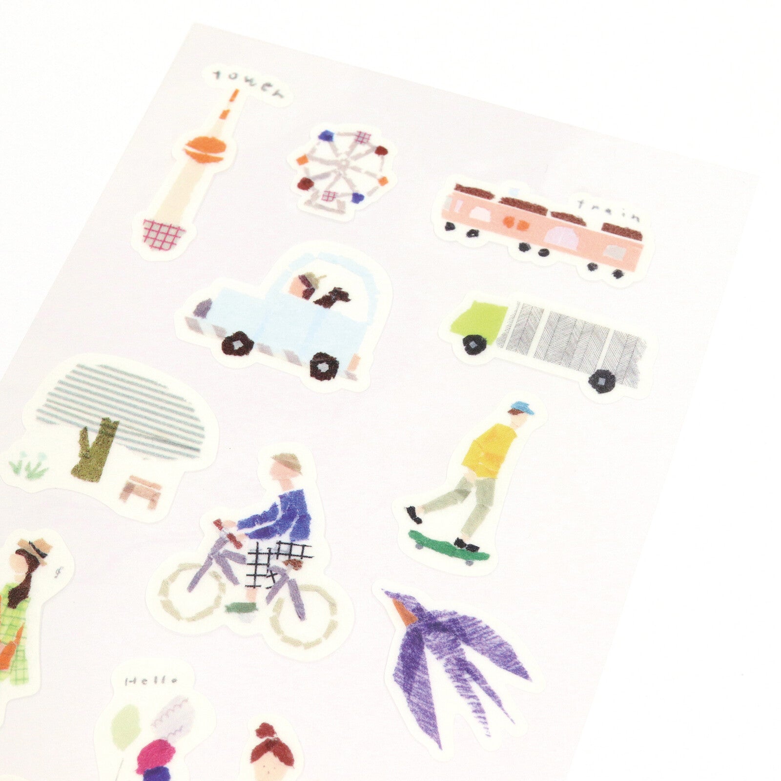 Miki Tamura Down Town Washi Stickers - Smidapaper Ikigai Shop
