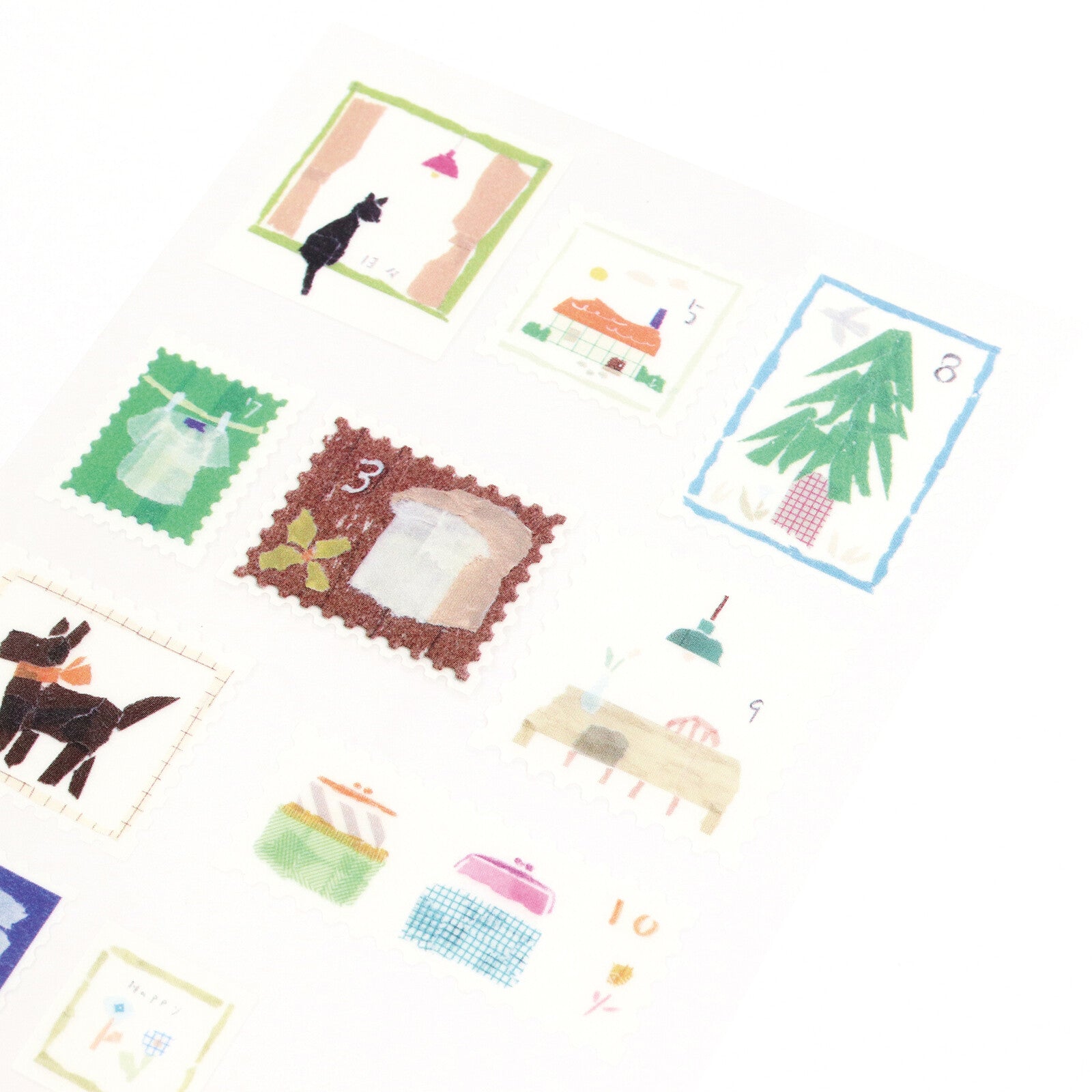 Miki Tamura Stamp Washi Stickers - Smidapaper Ikigai Shop