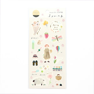 Miki Tamura Spring Washi Stickers - Smidapaper Ikigai Shop
