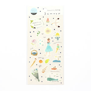 Miki Tamura Summer Washi Stickers - Smidapaper Ikigai Shop