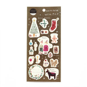 Miki Tamura Winter Washi Stickers - Smidapaper Ikigai Shop