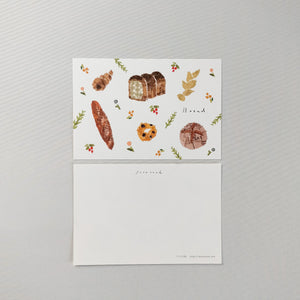 Miki Tamura Postcard: Bread Weather - Smidapaper Ikigai Shop