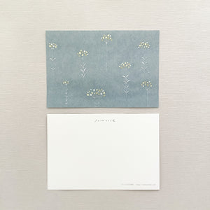 Miki Tamura Postcard: Flower Pattern - Smidapaper Ikigai Shop