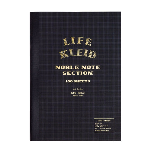 LIFE x kleid Limited Edition Noble Notebook (A5) - Smidapaper Ikigai Shop