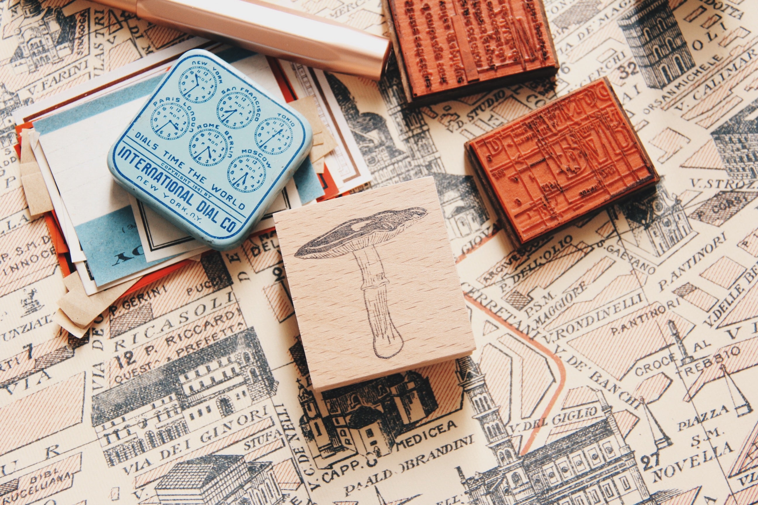 Stempel Jazz Toadstool Rubber Stamp - Smidapaper Ikigai Shop