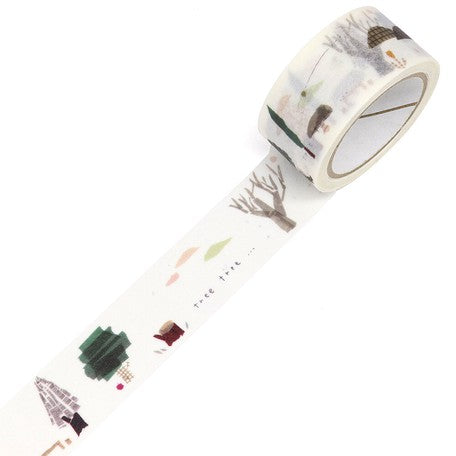 Miki Tamura Washi Tape: Tree Tree - Smidapaper Ikigai Shop