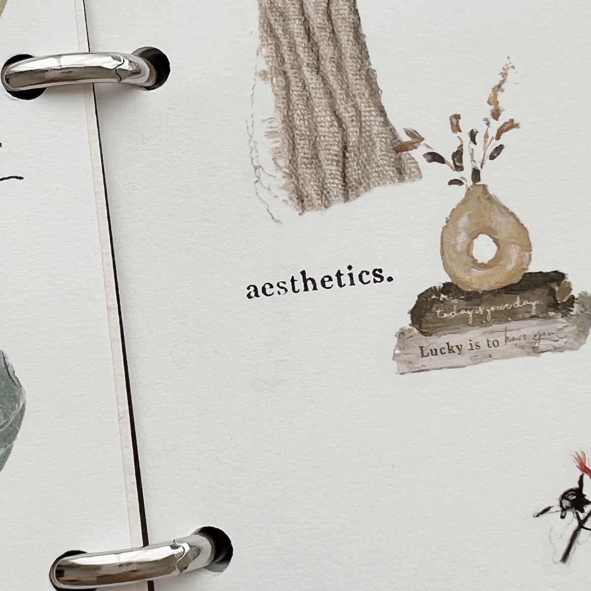 PC 9pt. (3) Tiny Text Rubber Stamps (18 types)