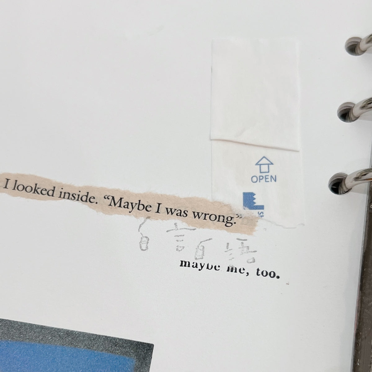 PC 9pt. (3) Tiny Text Rubber Stamps (18 types)