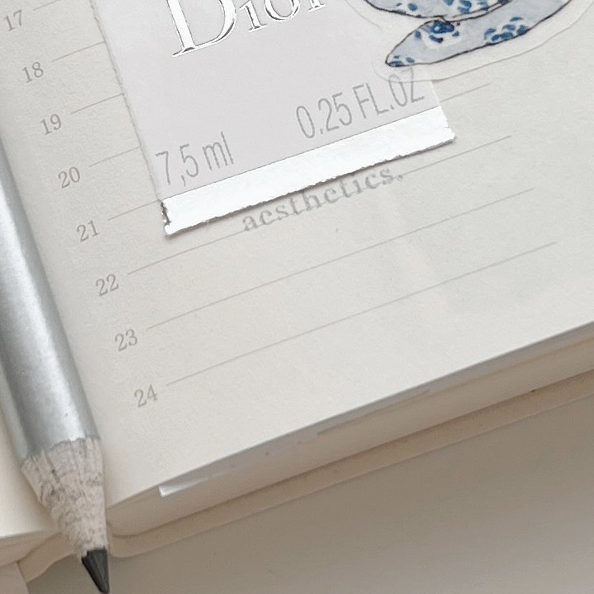 PC 9pt. (3) Tiny Text Rubber Stamps (18 types)