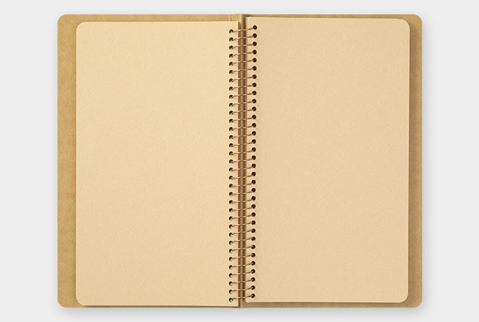 Traveler's Company Spiral Ring A5 Slim Camel Notebook - Smidapaper Ikigai Shop