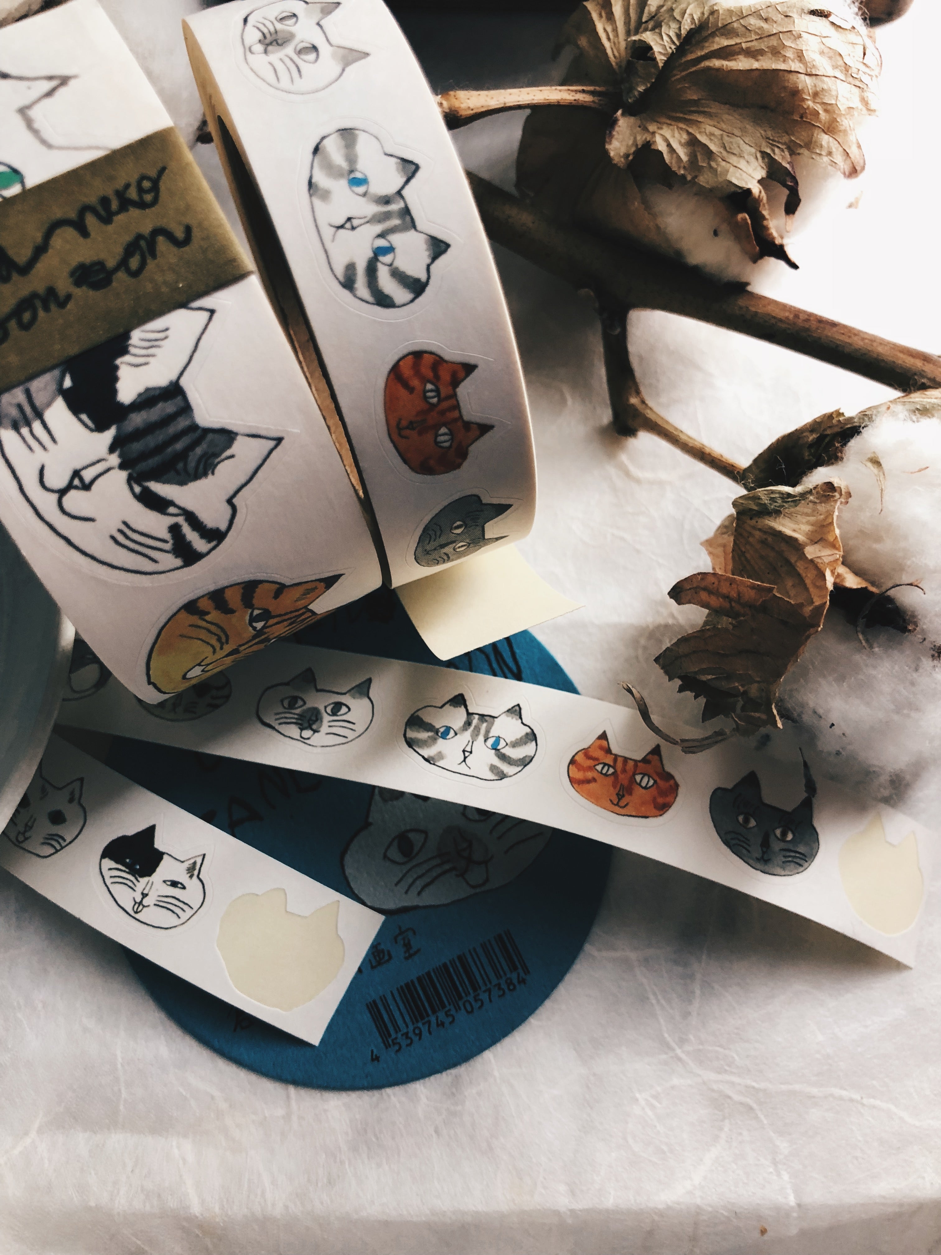Classiky Toraneko Bonbon Cat Stickers - Smidapaper Ikigai Shop