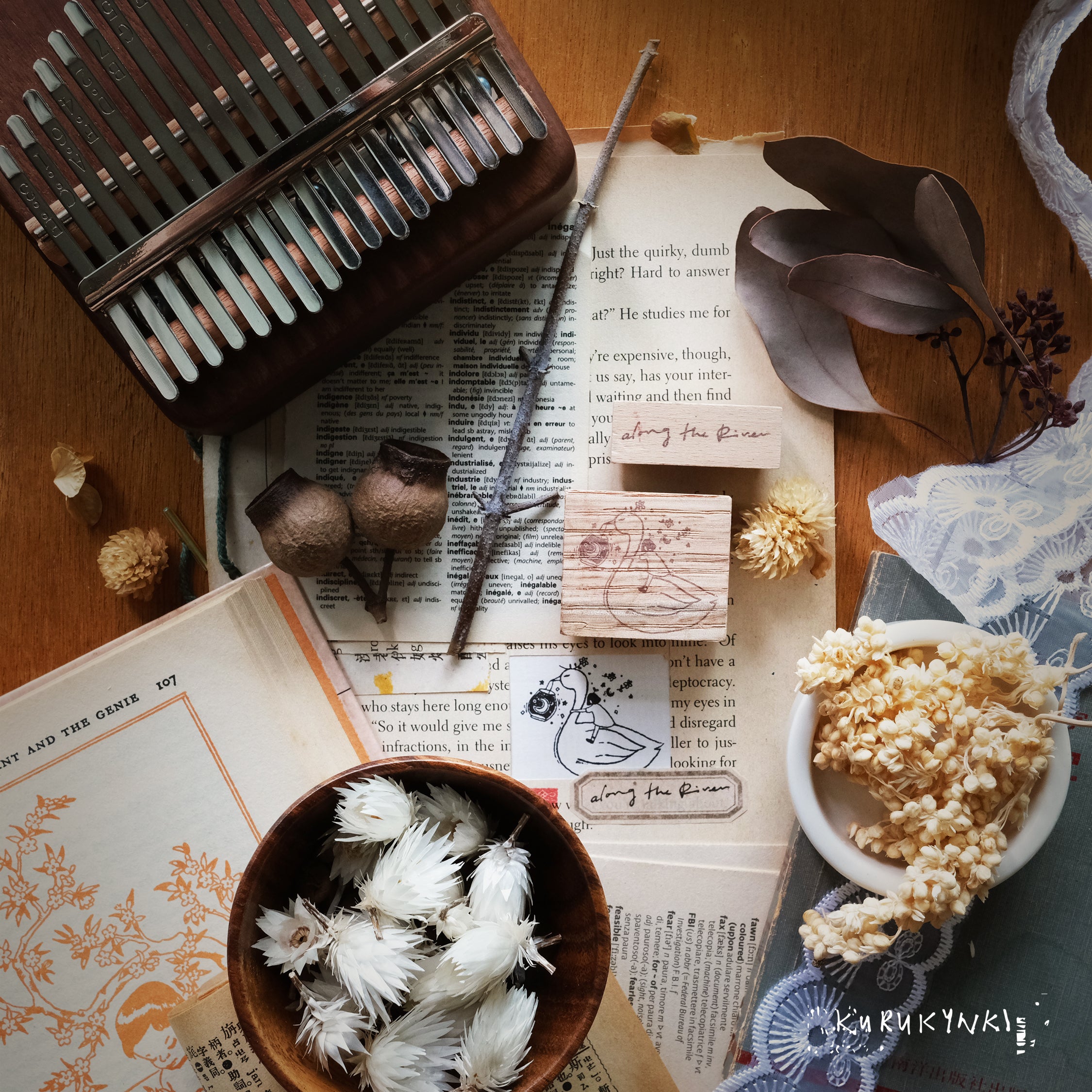 Kurukynki Storybook: A (Along the River) - Smidapaper Ikigai Shop