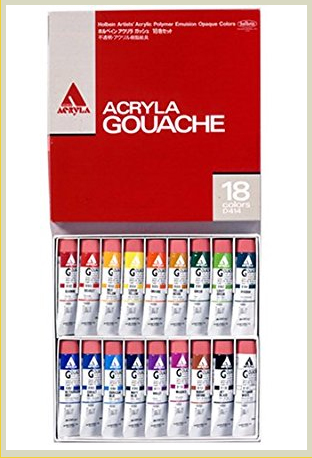 Holbein Artists’ Acrylic Polymer Emulsion Opaque 18 Colors Set - 20ml tubes - Smidapaper Ikigai Shop