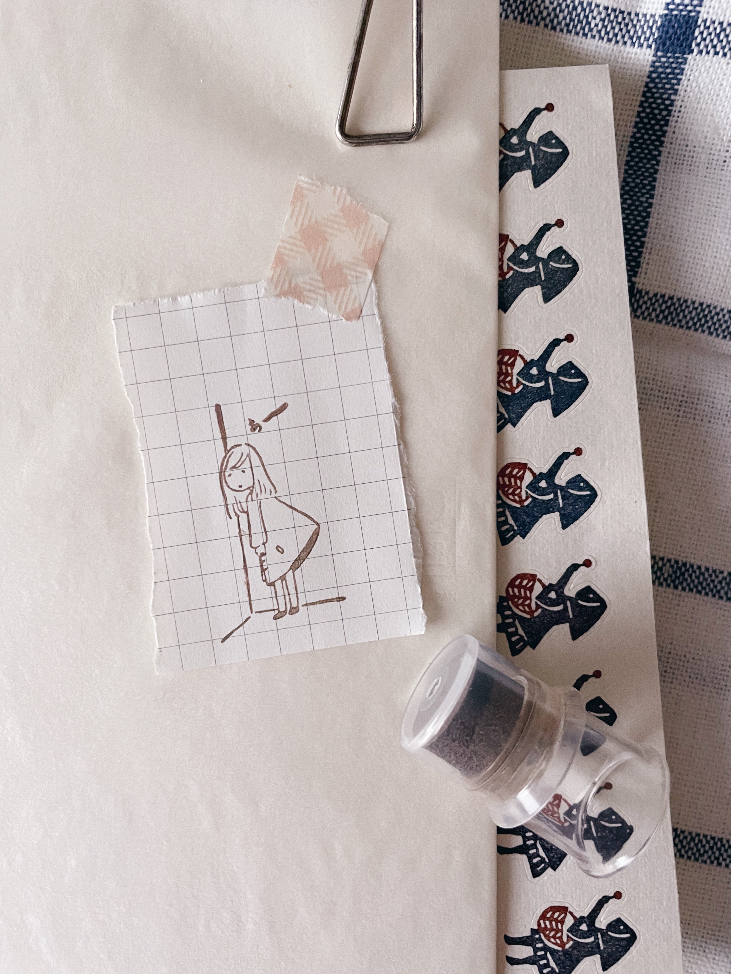 msbulat Ahhh... Rubber Stamp - Smidapaper Ikigai Shop