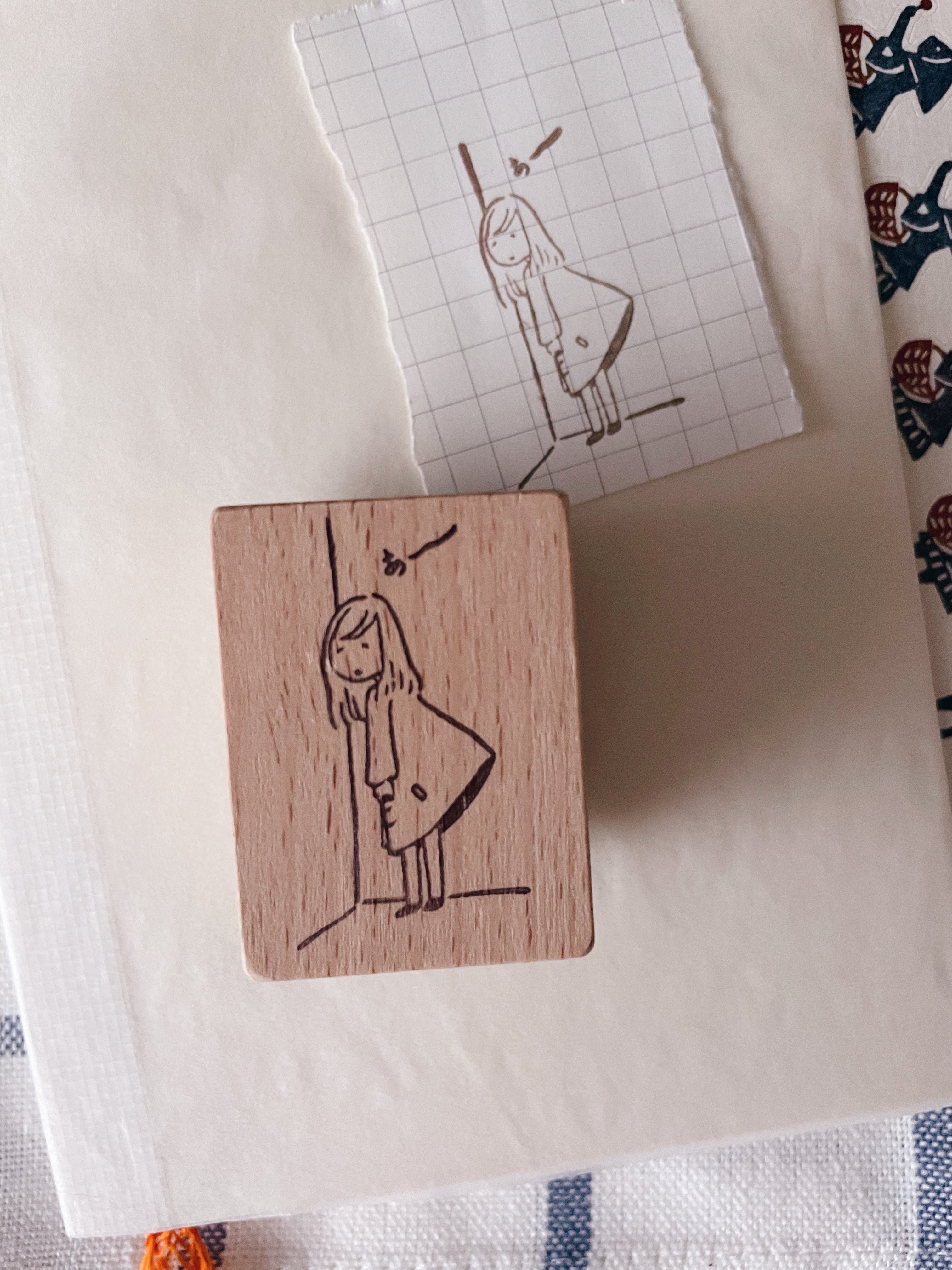 msbulat Ahhh... Rubber Stamp - Smidapaper Ikigai Shop