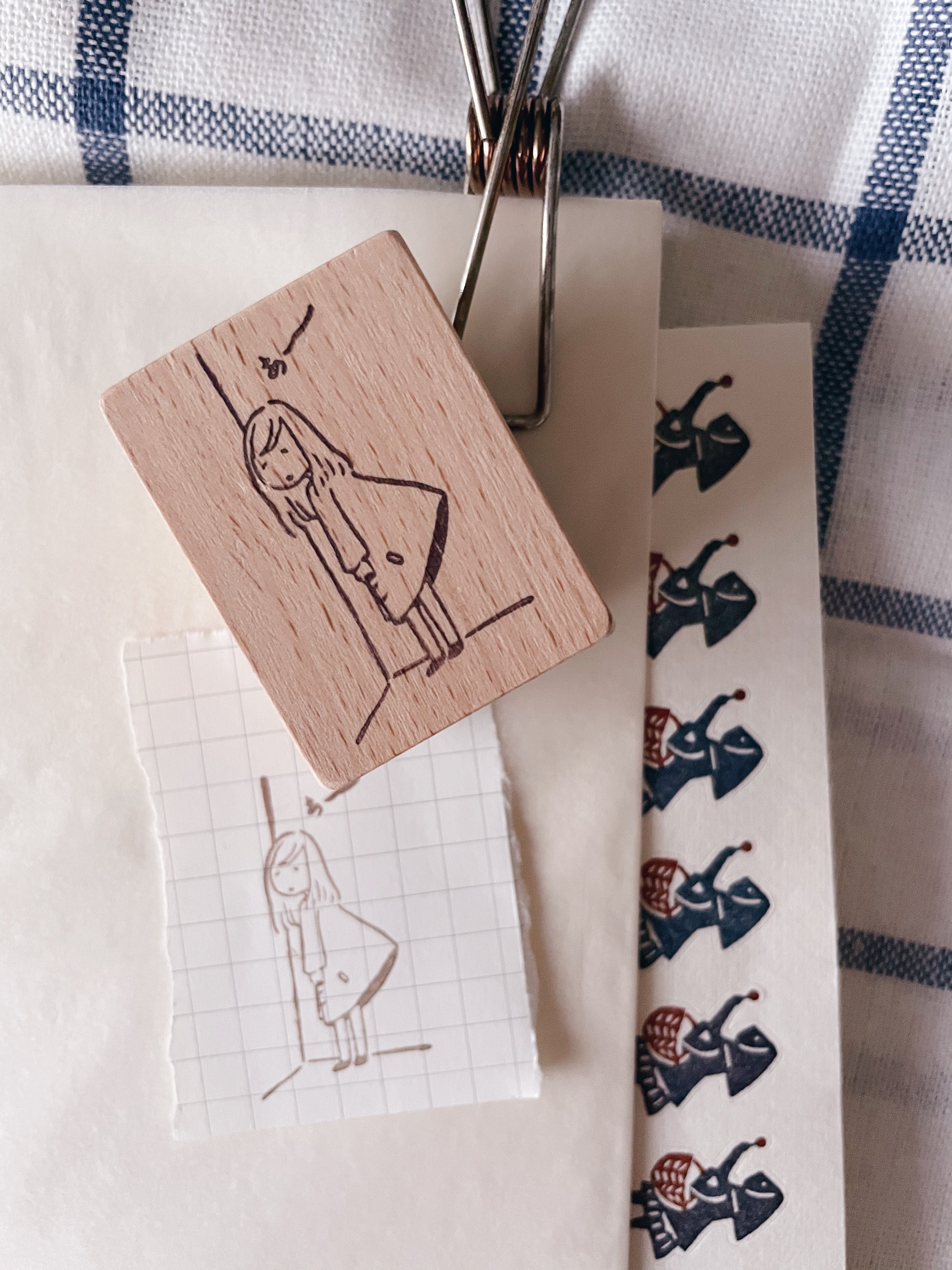 msbulat Ahhh... Rubber Stamp - Smidapaper Ikigai Shop