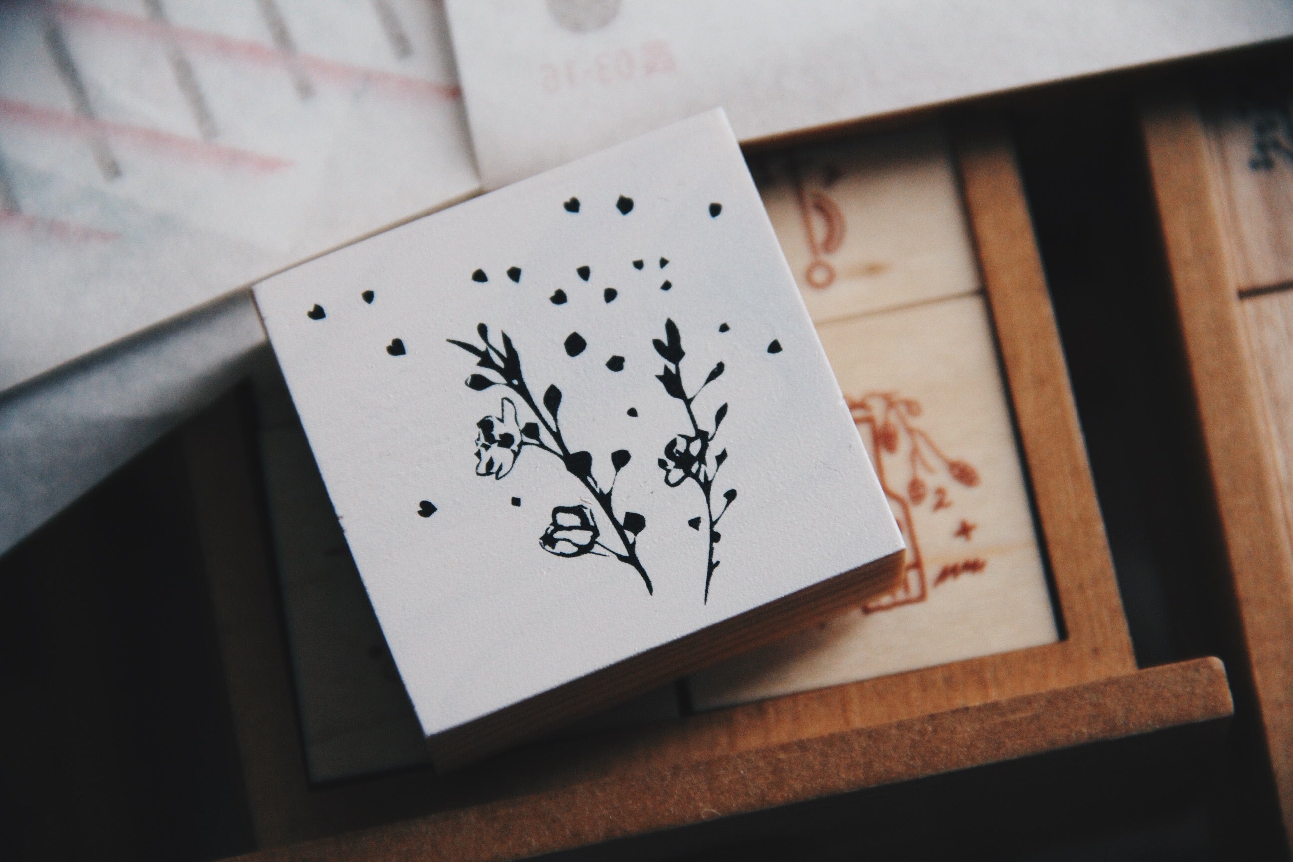 Oola Botanical Stamp No. 4 - Smidapaper Ikigai Shop