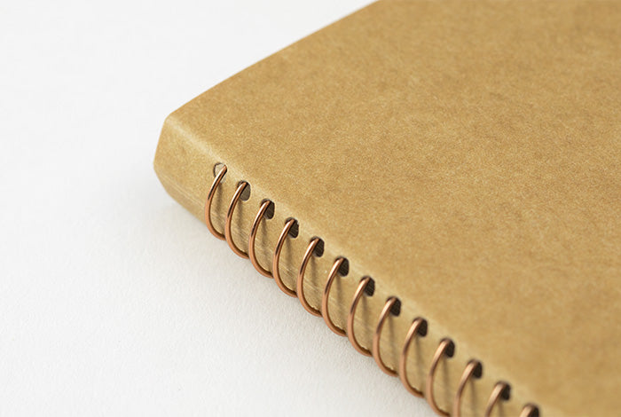 Traveler's Company Spiral Ring B6 Camel Notebook - Smidapaper Ikigai Shop
