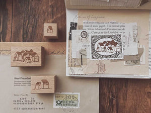 Penny Fei Little House Rubber Stamp Set (set of 3) - Smidapaper Ikigai Shop