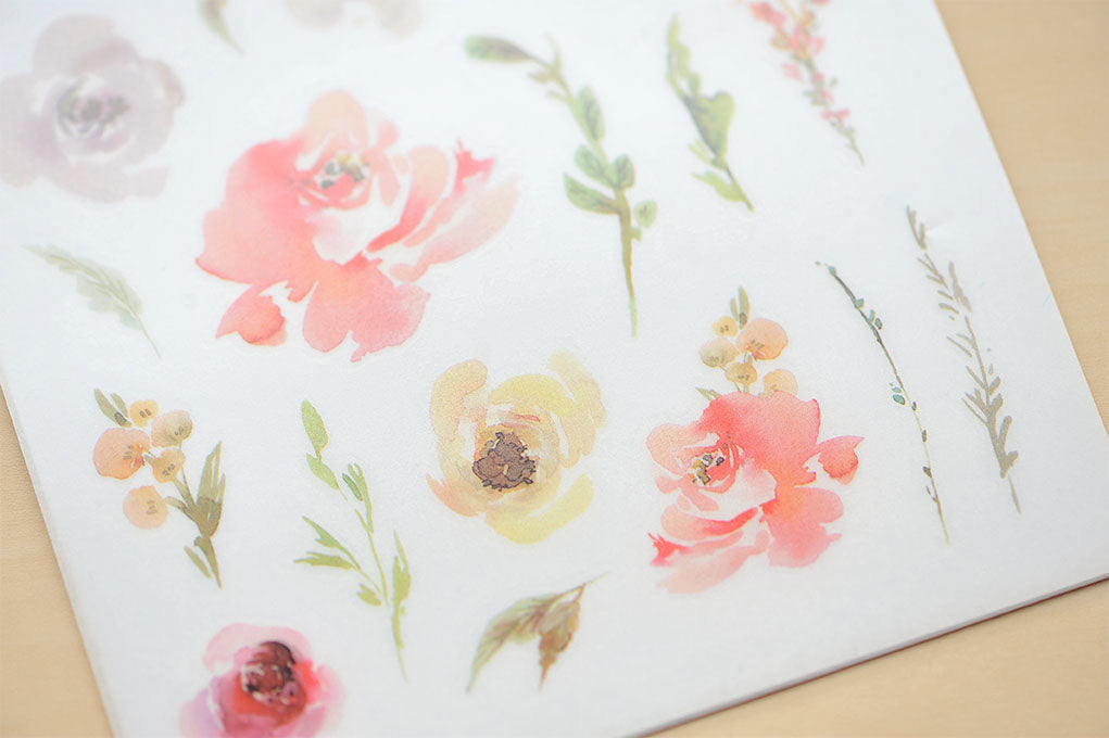 MU Print-On Stickers-073 Spring Florals - Smidapaper Ikigai Shop