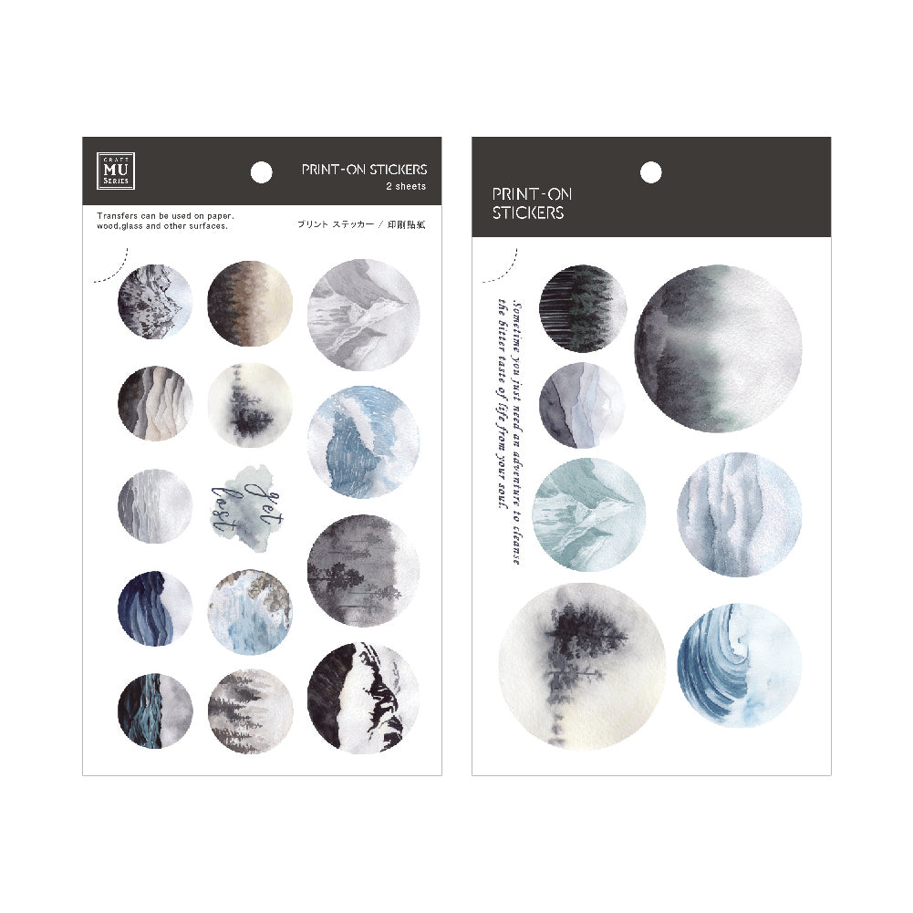 MU Print-On Stickers-087 Let's Get Lost - Smidapaper Ikigai Shop