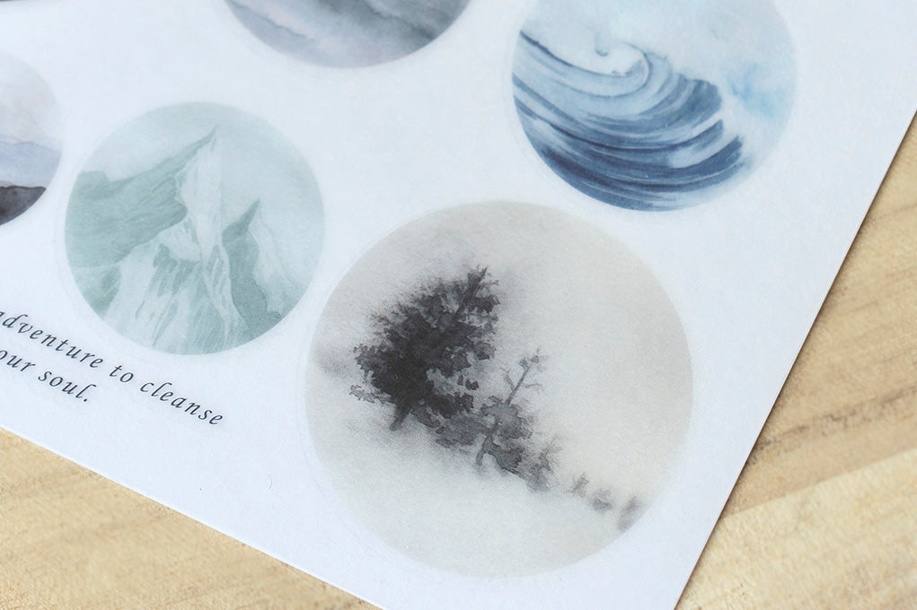 MU Print-On Stickers-087 Let's Get Lost - Smidapaper Ikigai Shop