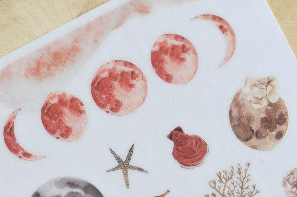 MU Print-On Stickers-089 Glimmering Gemstones - Smidapaper Ikigai Shop
