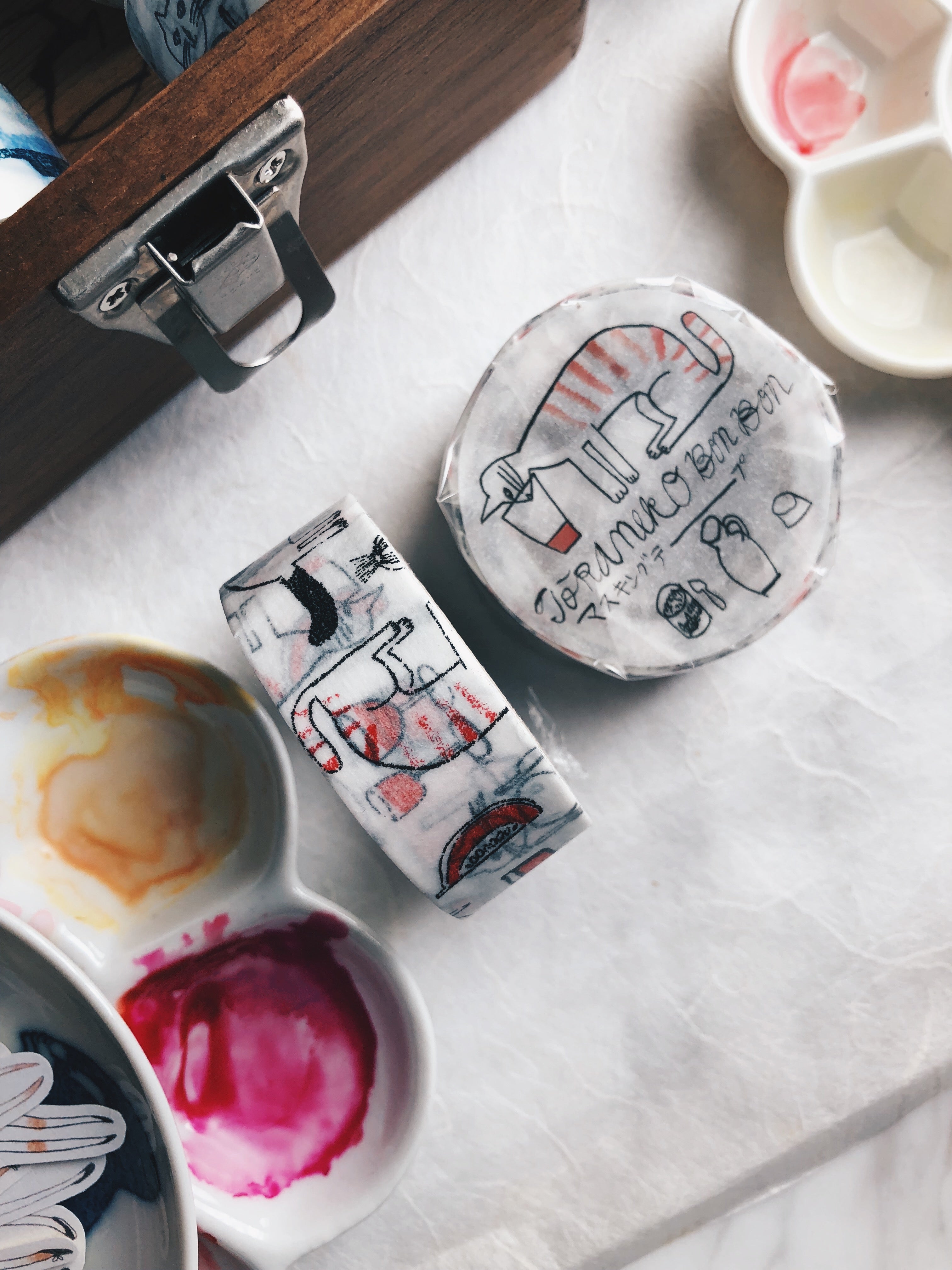 Toraneko Bonbon The Memory of Mon Petit A Washi Tape - Smidapaper Ikigai Shop