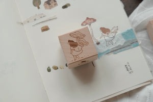 bighands Rubber Stamp- Pick Some Mushroom