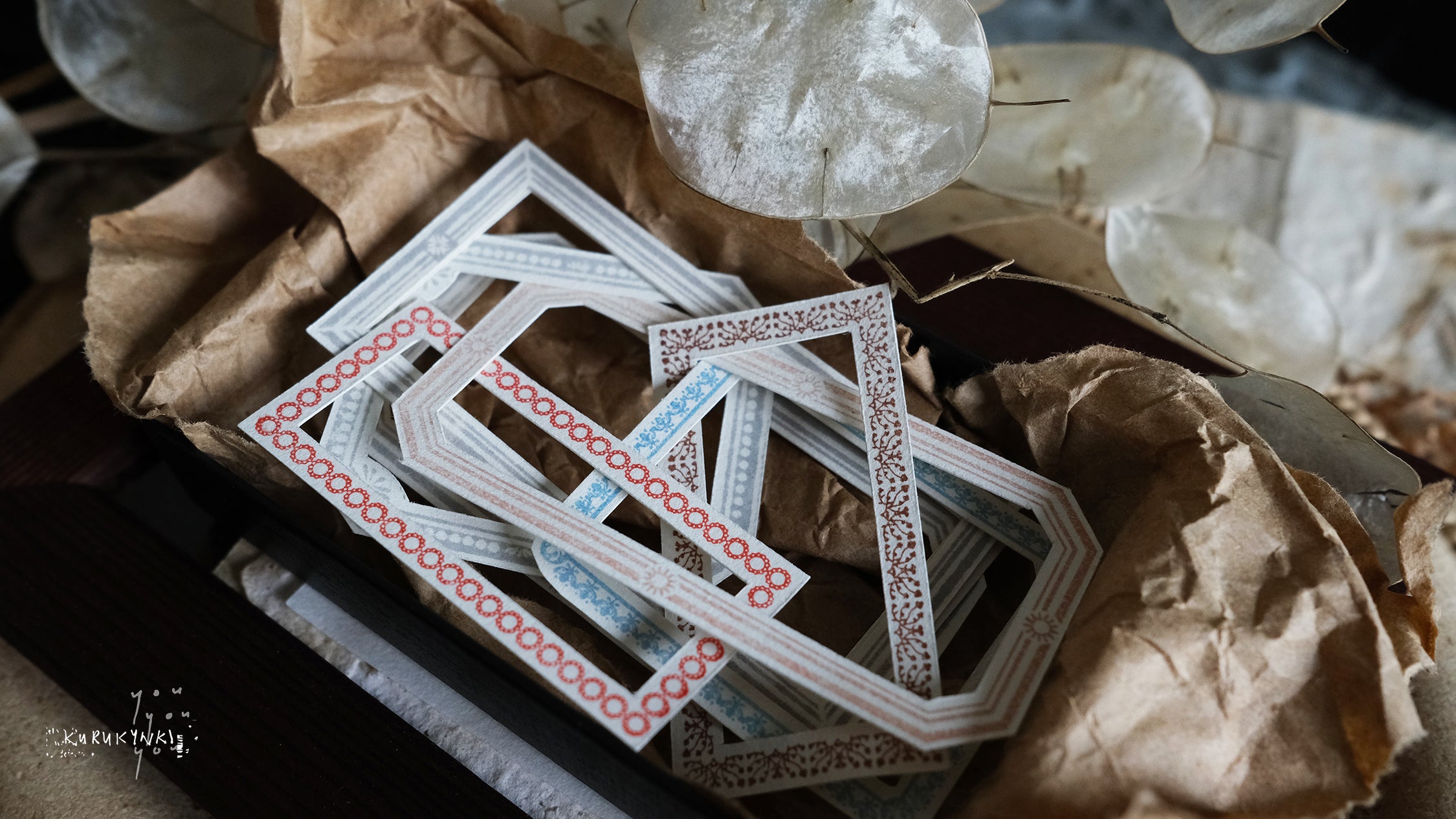 Kurukynki You:S.7 Classic Frame Rubber Stamps (6 designs, sold separately) - Smidapaper Ikigai Shop