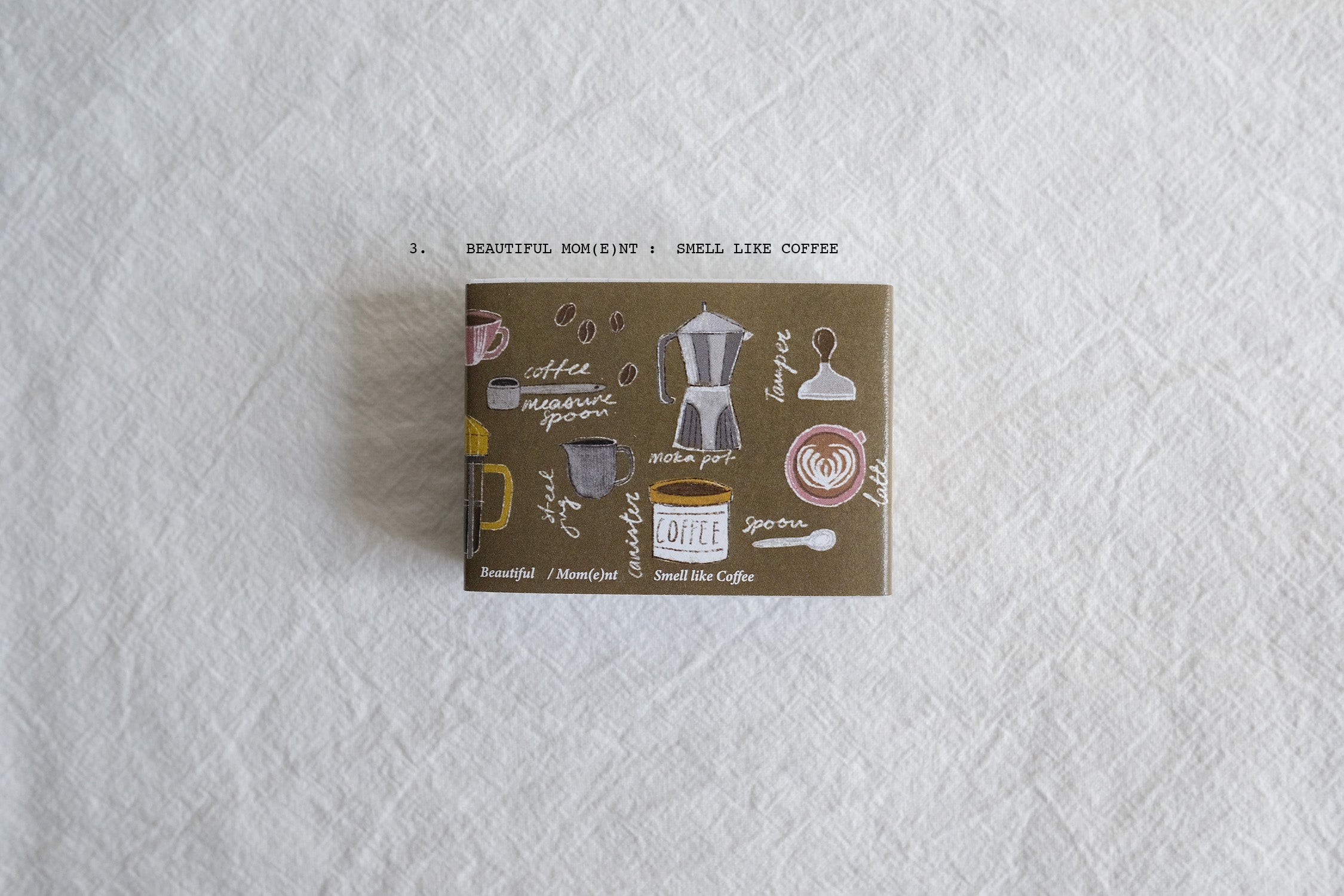 Kurukynki Beautiful Mom(e)nt: Smell Like Coffee Rubber Stamp Set