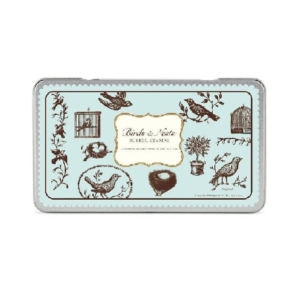 Cavallini & Co. Rubber Stamp Set - Birds & Nests - Smidapaper Ikigai Shop