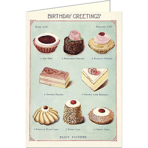 Cavallini & Co. - Happy Birthday Sweets Single Greeting Card - Smidapaper Ikigai Shop