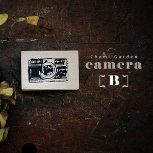 Chamil Garden Rubber Stamp - Volume 3: Camera - Letter B - Smidapaper Ikigai Shop