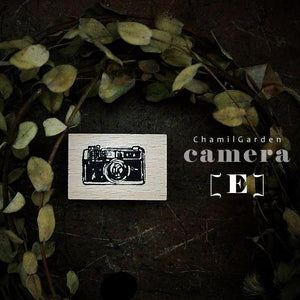 Chamil Garden Rubber Stamp - Volume 3: Camera - Letter E - Smidapaper Ikigai Shop