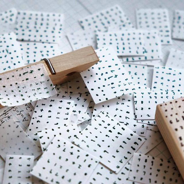 Chamil Garden Rubber Stamp - Volume 3: Piece -MTS-CH168 Stripe Grid - Smidapaper Ikigai Shop