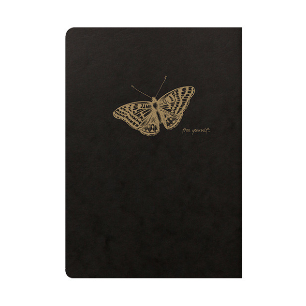 Clairefontaine Flying Spirit Sketchbook Black Cover 19cmx25cm - Smidapaper Ikigai Shop