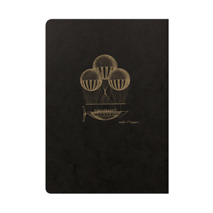 Clairefontaine Flying Spirit Sketchbook Black Cover 19cmx25cm - Smidapaper Ikigai Shop