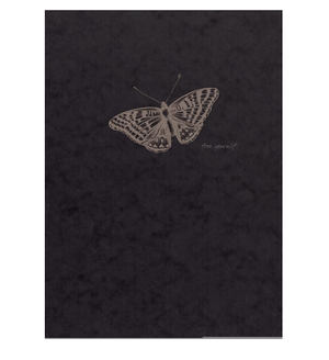 Clairefontaine Flying Spirit Sketchpad Black Cover 16cmx21cm - Smidapaper Ikigai Shop