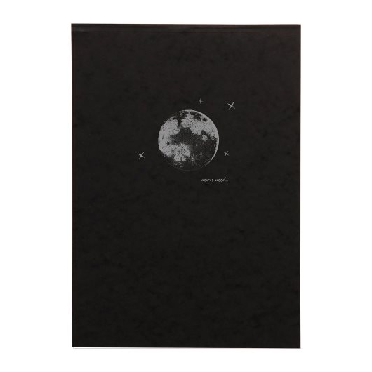 Clairefontaine Flying Spirit Sketchpad Black Cover 21cmx29.7cm - Smidapaper Ikigai Shop