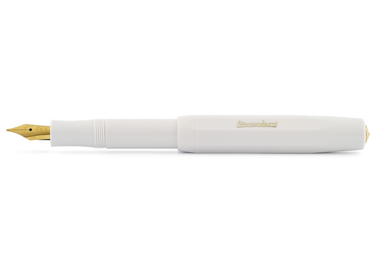 Kaweco Classic Sport Fountain Pen White - Smidapaper Ikigai Shop