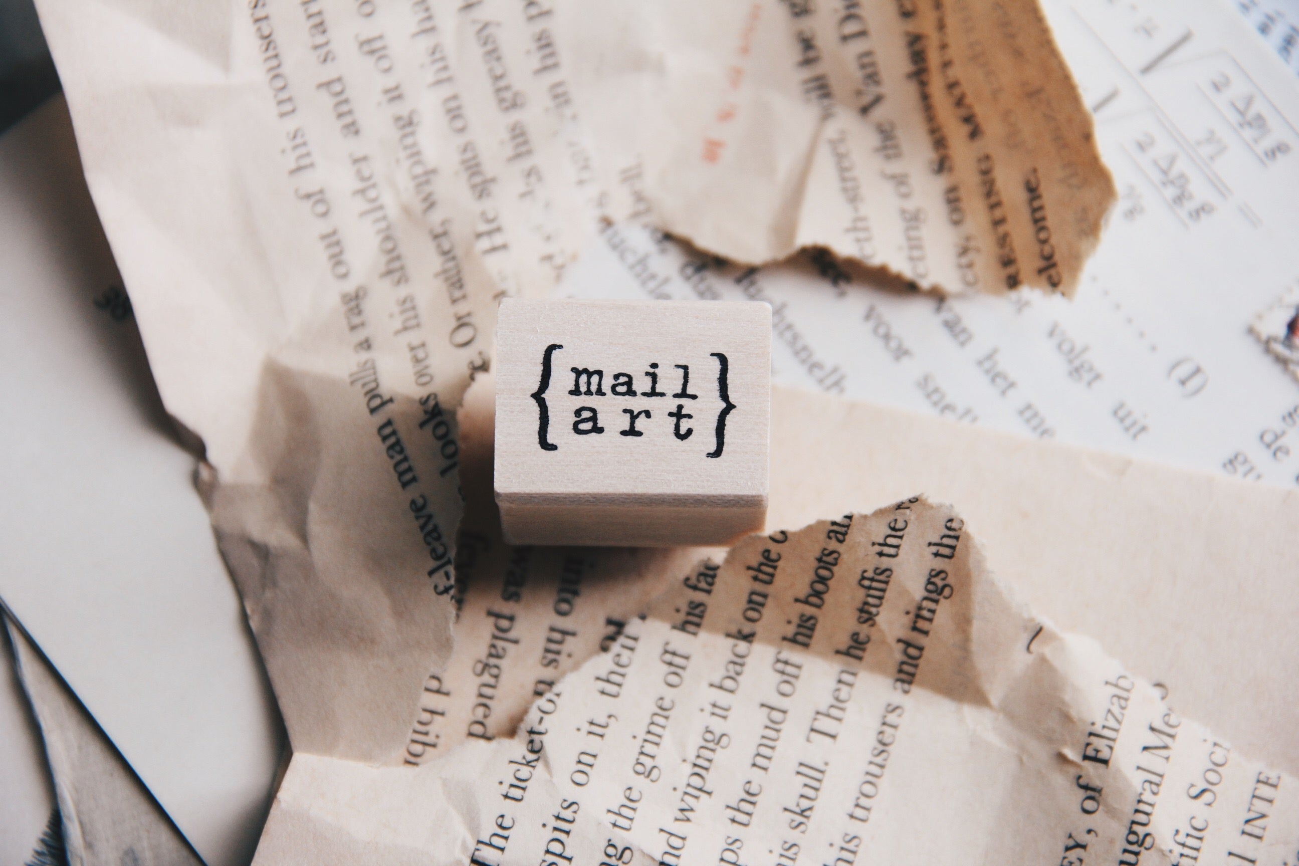 Catslife Press Mail Art Rubber Stamp - Smidapaper Ikigai Shop