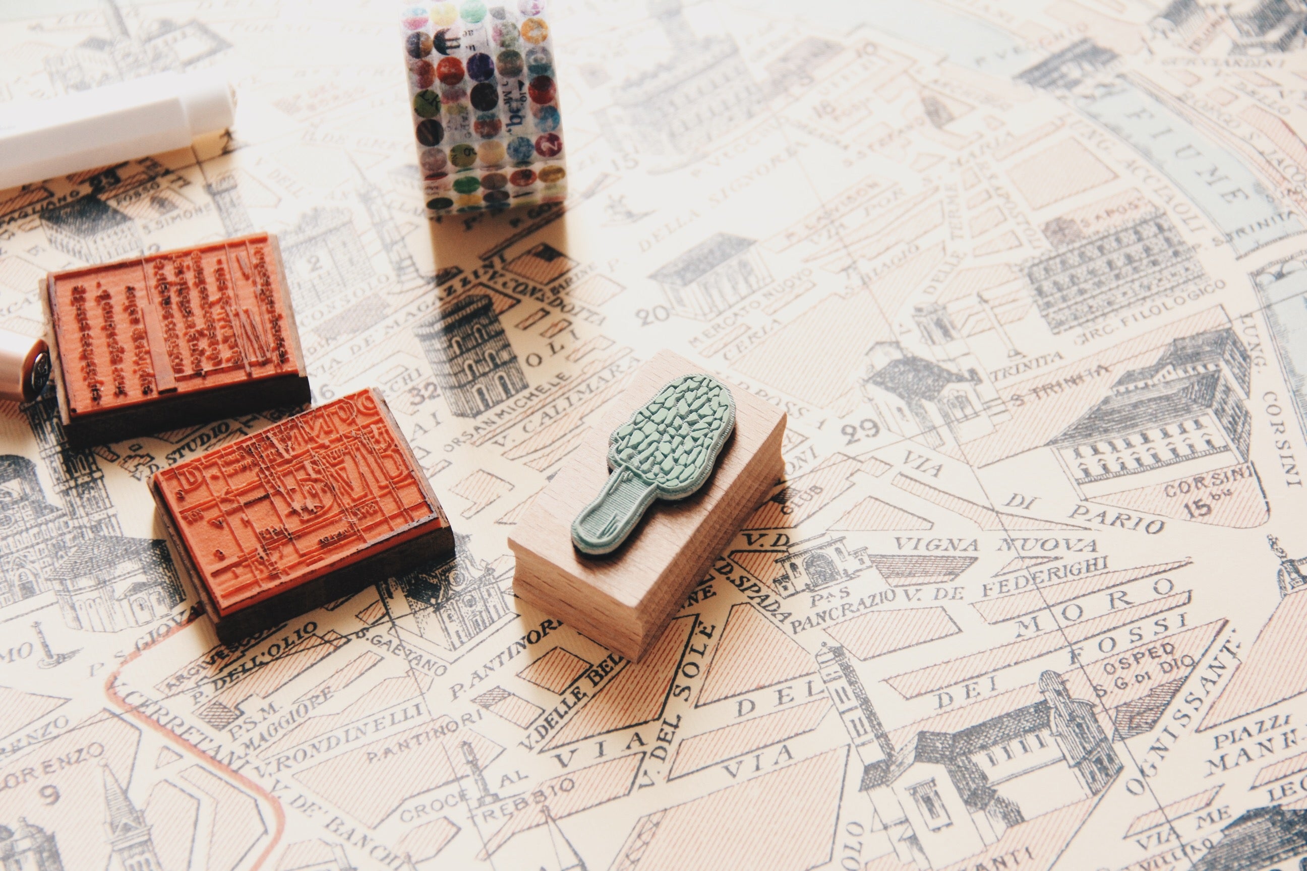 Stempel Jazz Mushroom Rubber Stamp - Smidapaper Ikigai Shop