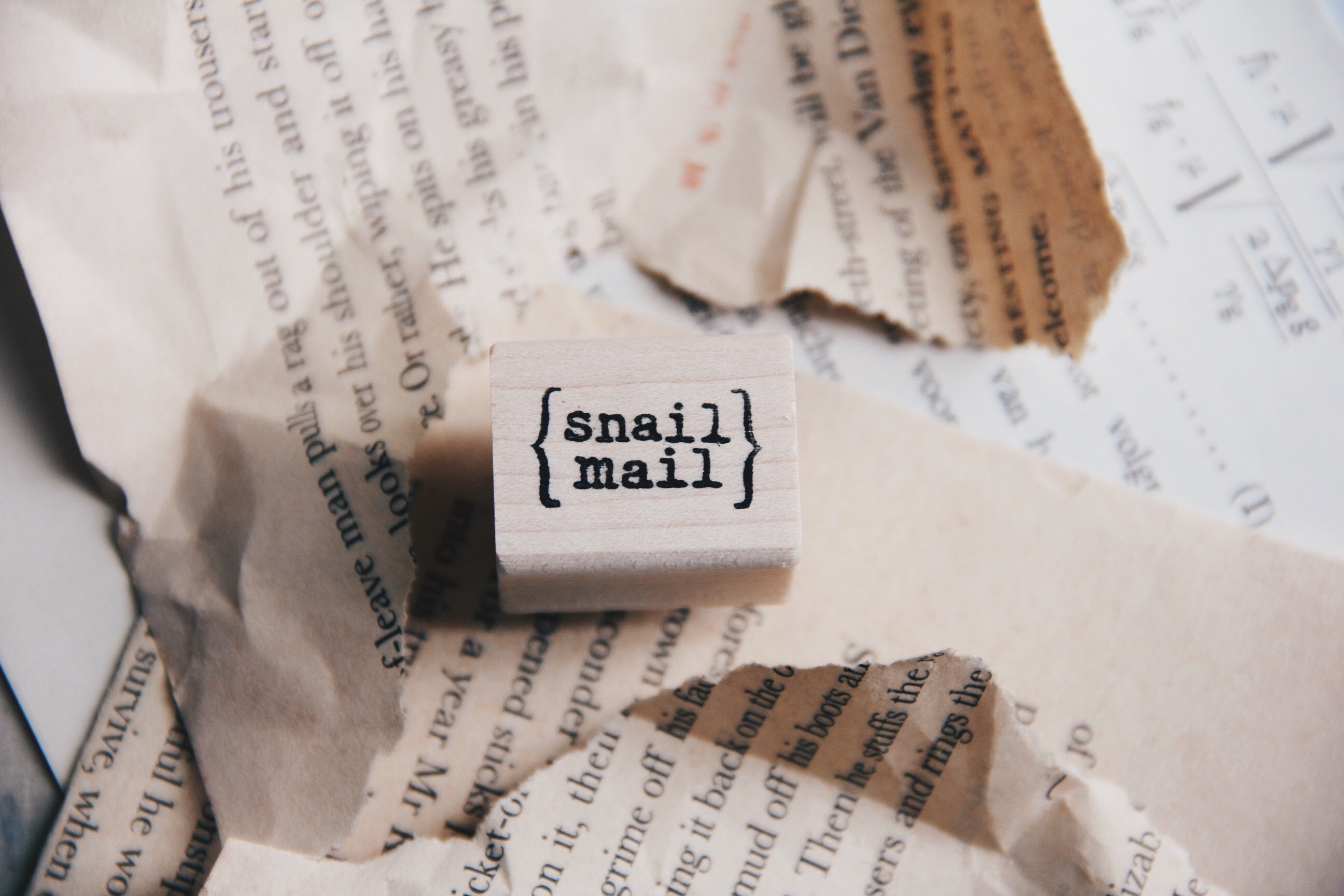Catslife Press Snail Mail Rubber Stamps - Smidapaper Ikigai Shop