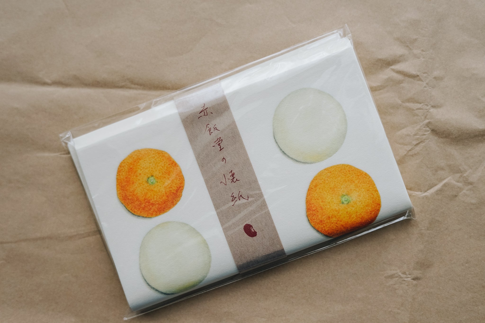 Classiky Kaishi Washi Paper: Mandarin Orange - Smidapaper Ikigai Shop
