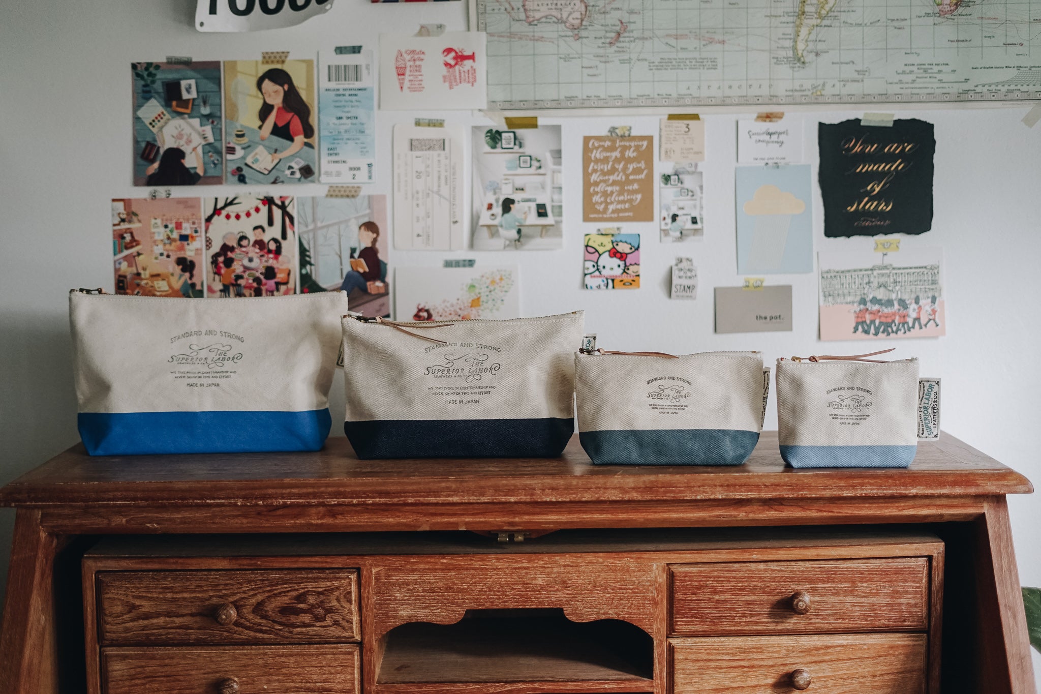 The Superior Labor-Engineer Pouch #2 (5 colours) - Smidapaper Ikigai Shop