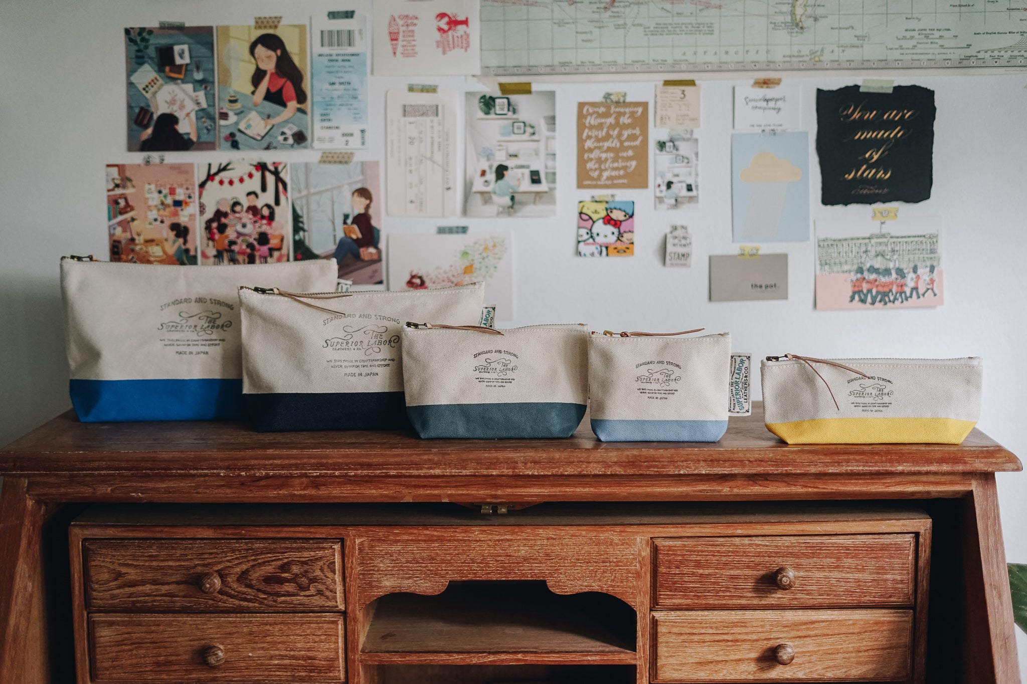 The Superior Labor-Engineer Pouch #1 (4 colours) - Smidapaper Ikigai Shop