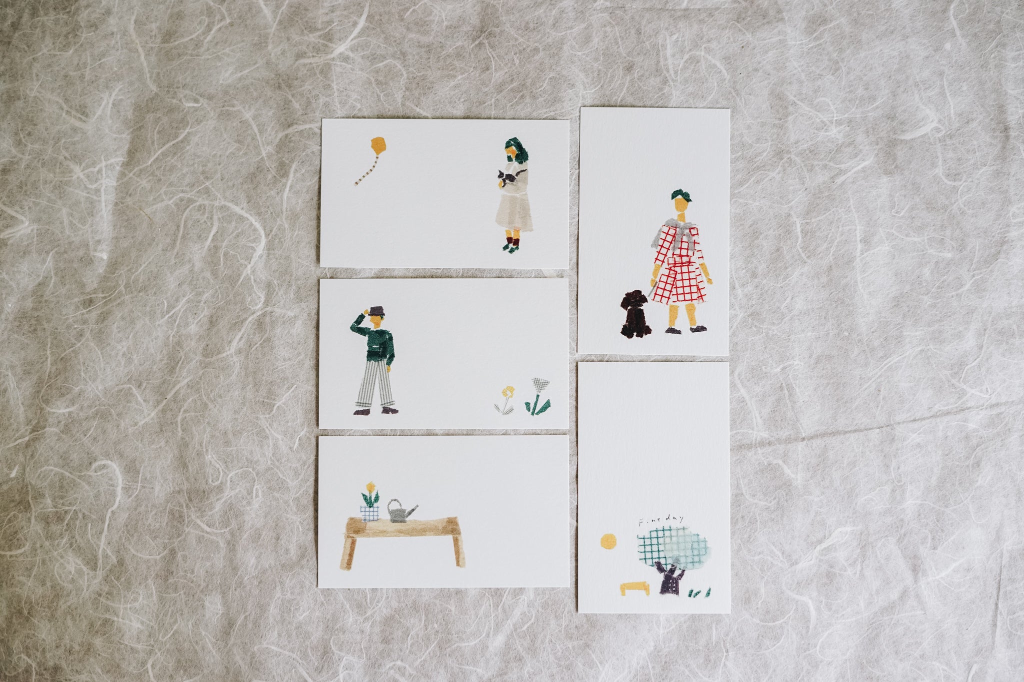 Miki Tamura Message Card: Fine Day - Smidapaper Ikigai Shop