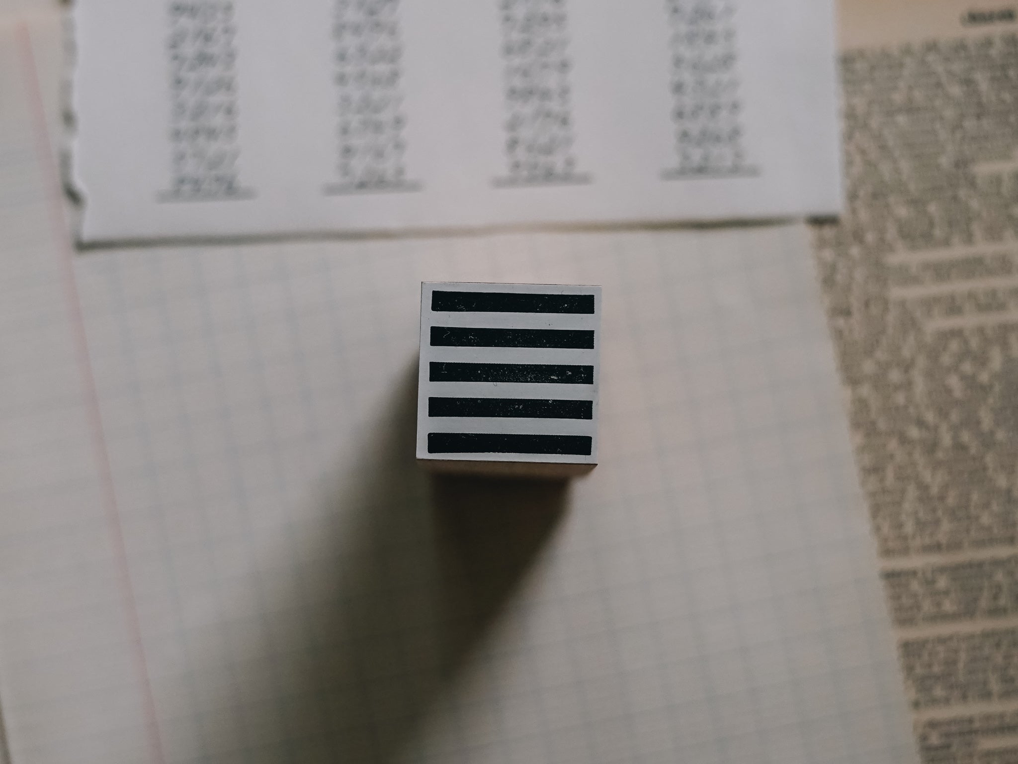 Osco Labo Large Rubber Stamp: Square Border - Smidapaper Ikigai Shop