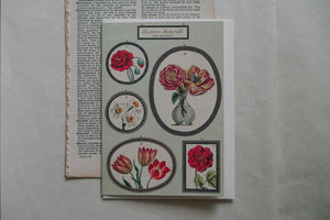 Cavallini & Co. - Natural History Botany Single Greeting Card - Smidapaper Ikigai Shop